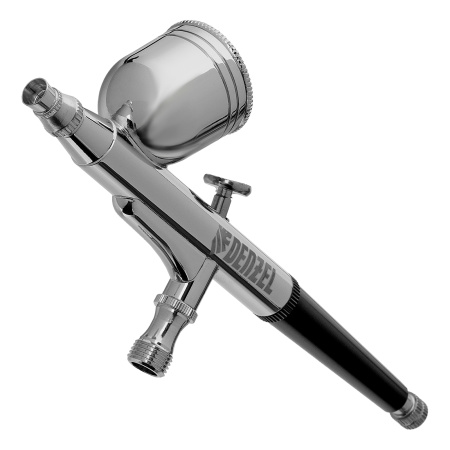 Аэрограф с верхним бачком AB1, 0.2/0.3/0.5 мм, 7 мл, 9 л/мин Denzel цена