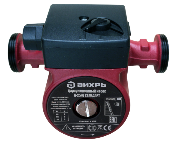 Циркуляционный насос Вихрь Ц-25/6 СТАНДАРТ 68/7/7