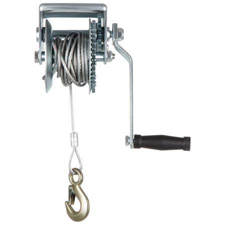 Лебедка шестеренчатая, тяга 0.8 т, тросовая Matrix цена