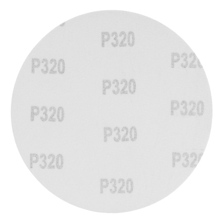 Круг абразивный на ворсовой подложке под "липучку", P 320, 150 мм, 5 шт Matrix