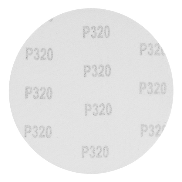 Круг абразивный на ворсовой подложке под "липучку", P 320, 150 мм, 5 шт Matrix