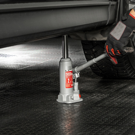 Домкрат гидравлический бутылочный, 2 т, высота подъема 181-345 мм Matrix цена