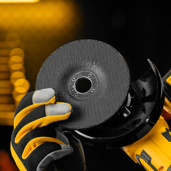 Круг шлифовальный по металлу, 125 х 6,0 х 22,2 мм, A24QBF// Denzel