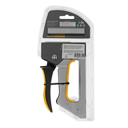 Степлер металлический, скобы в комплекте, 2К рукоятка, тип 53, 6-10 мм Denzel цена