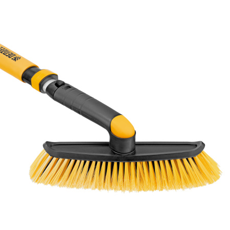 Щетка-сметка со скребком, телескоп, поворотная голова, 750-1120 мм Denzel цена