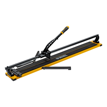 Плиткорез рельсовый 1200х16мм, каретка на подш., стальная станина, усил. рукоятка-пенал Denzel цена