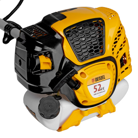 Триммер бензиновый DTL-52S, 52 см3, разъемная штанга, состоит из 2 частей Denzel цена