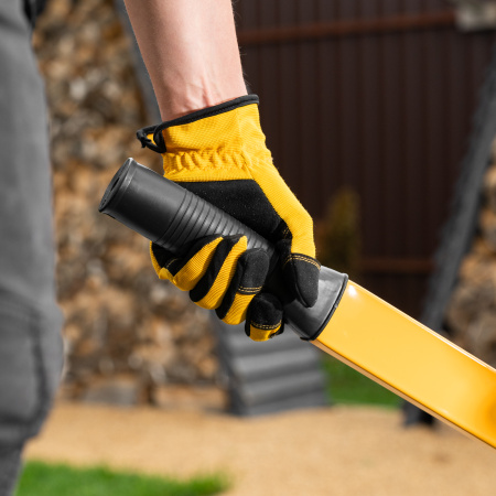 Тачка строительная, усиленная, объем 140 л, 250 кг, двухколесная, колесо 15х6.00-6 Denzel цена