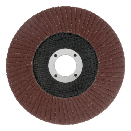 Круг лепестковый торцевой, P 120, 125 х 22.2 мм Matrix