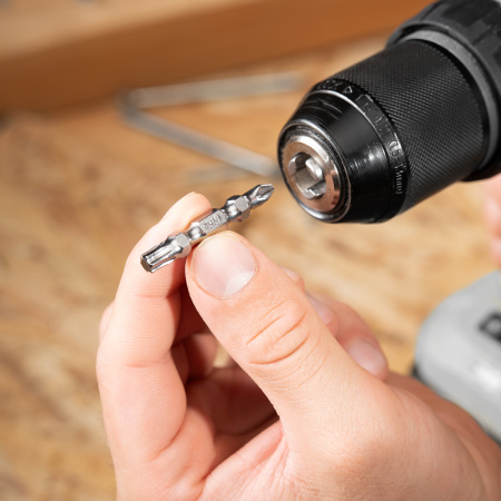 Набор бит двухстор., PH2-T30х45мм, PZ2-H4х45мм, сталь S2, 2 шт. Gross