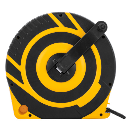 Рулетка геодезическая 50 м х 15 мм, закрытый корпус, фиберглассовая лента Denzel цена