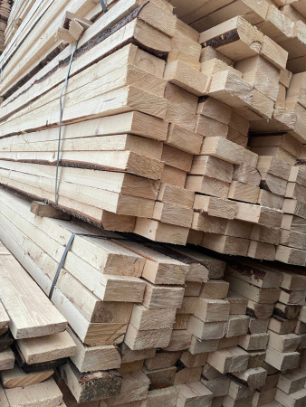 Доска обрезная 1-2 Сорт 50х100х3000 мм Хвоя