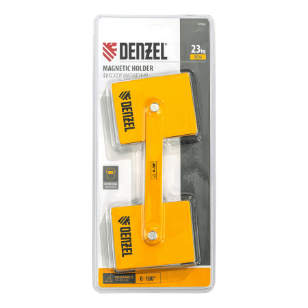 Фиксатор магнитный регулируемый для сварочных работ усилие 50 LB Denzel