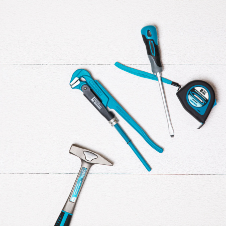 Ключ трубный рычажный 3/4, №0, цельнокованый, CrV, тип "L" Gross