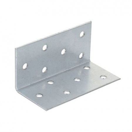 Уголок крепежный равносторонний KUR 50х50х80х2мм