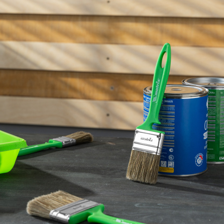 Кисть флейцевая "Работы по дереву" Color Line 50 х 12 мм Matrix цена