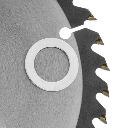 Пильный диск по дереву с гвоздями, ф190 х 30 мм, 40 зубов Denzel