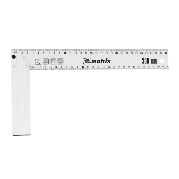 Угольник, 300 мм, алюминиевый, литой Matrix цена