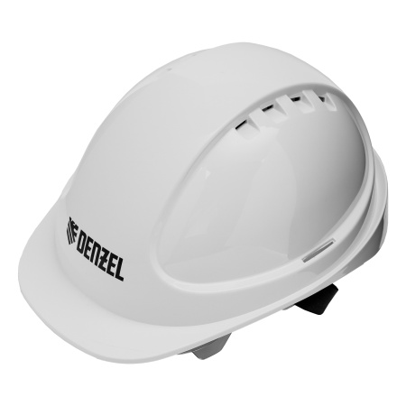 Каска защитная ударопр.«Форвард» (К-05)ABS/PC,комплект со встроен.очк.ОЧК-05 Форвард,белая Denzel цена