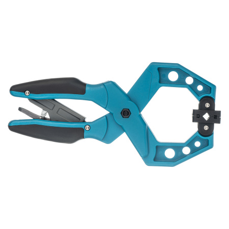 Струбцина клещеобразная 2-1/4, пластиковый корпус, храповой механизм жесткой фиксации, 58 мм Gross цена