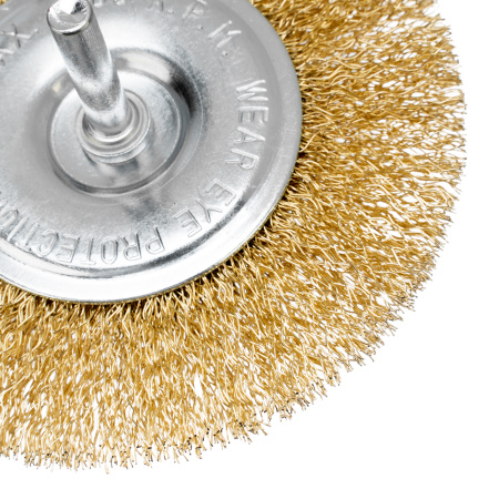 Набор щеток для дрели, 6 шт, 5 плоских 40-50-65-75-100 мм + 1 "чашка" 50 мм, со шпильками Matrix