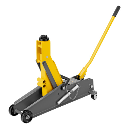 Домкрат гидравлический подкатной с фиксатором, 3 т, 190-532 мм, SUV Denzel цена