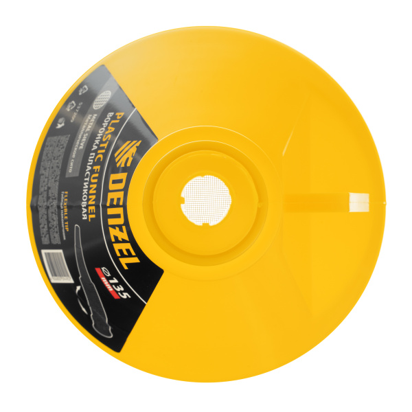 Воронка пластиковая 135 мм с металлическим ситом и гибким наконечником Denzel цена