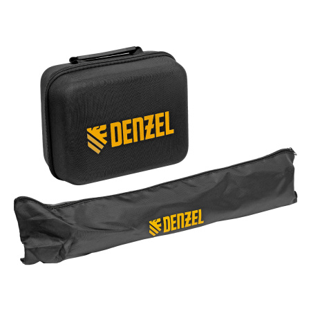 Лазерный уровень мультипризменный DLV-360-3T, 30 м, зеленый луч, Li-Ion 2,4 Aч, штатив // Denzel цена