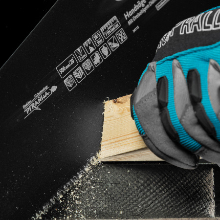 Ножовка по дереву "PIRANHA", 500 мм, 7 TPI, 3D-зуб, тефлоновое покрытие полотна, двухкомпонентная рукоятка Gross цена