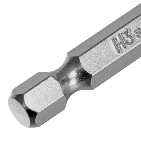 Бита HEX 3х50мм, сталь S2, шестигр., 10 шт. Gross