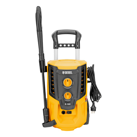 Моечная машина высокого давления R-180, 2200 Вт, 180 бар, 380 л/ч, колесная Denzel