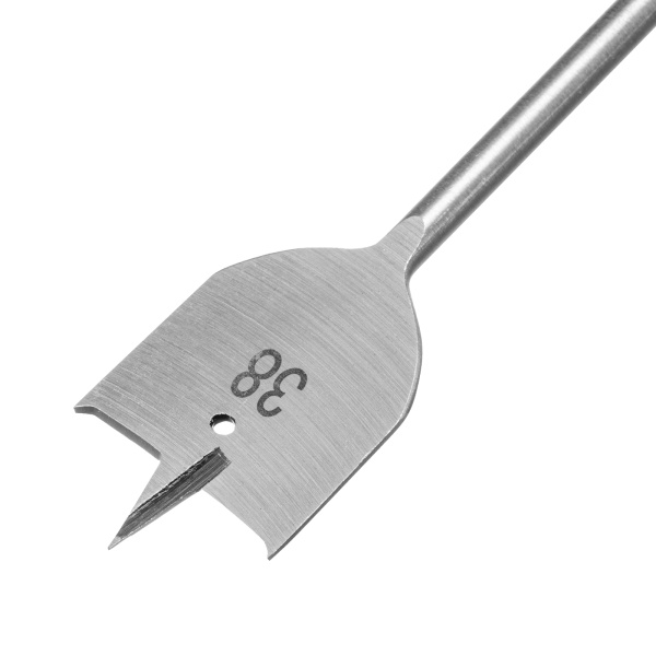 Сверло по дереву перовое удлиненное, 38 х 300 мм, шестигранный хвостовик Matrix