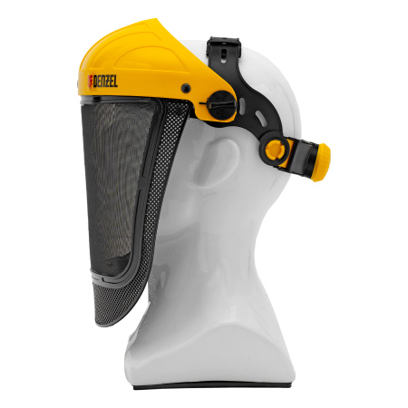 Щиток защитный лицевой с сеткой "СВОНА" НС-01 "ЛЮКС", плавная регулировка храповик Denzel цена