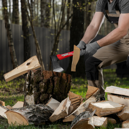 Топор, 800 г, эргономичная фибергласовая рукоятка, 450 мм Matrix цена