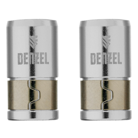 Магнитная насадка для бит, для круглых бит, 2 шт Denzel