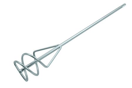 Миксер для песчано-гравийных смесей, 80 х 450 мм, оцинкованный, хвостовик SDS Plus Denzel цена