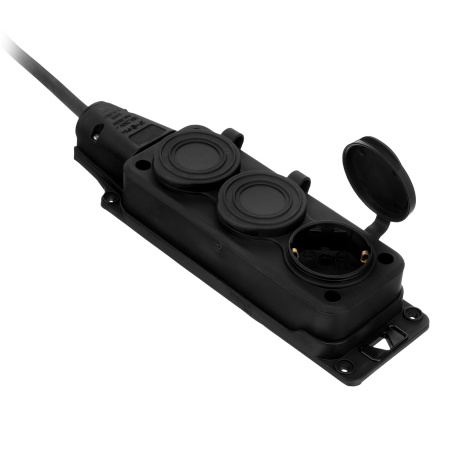 Удлинитель-шнур силовой Top Series, КГТТ, 20м, 3 розетки, 3 x 1,5 мм Denzel цена