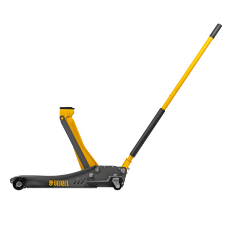 Домкрат гидравлический подкатной, 3,8 т, 110-580 мм, быстрый подъем, низкий подхват, проф. Denzel цена