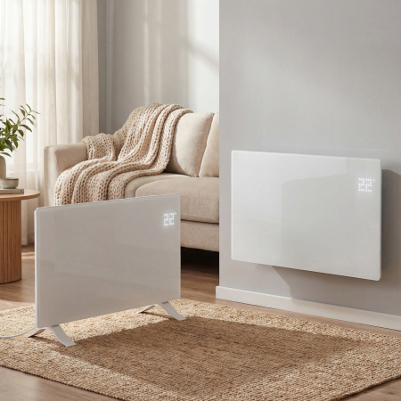 Конвектор электрический OptiPrime-2000, Wi-Fi, тачскрин, цифровой термостат, 2000 Вт Denzel