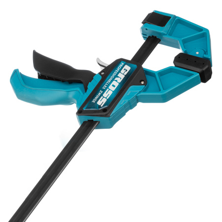 Струбцина реечная, быстрозажимная, пистолетного типа, пошаговый механизм, пластиковый корпус, 600мм Gross цена