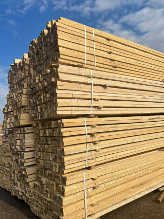 Брусок обрезной естественной влажности 50х50х6000 мм ГОСТ