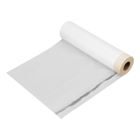 Пленка защитная с клеящей лентой, 1400 мм х 15 м Matrix цена