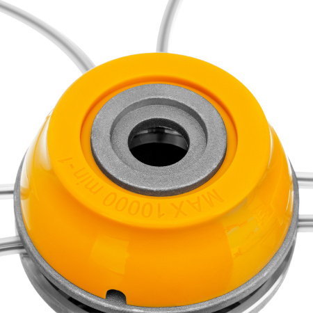 Головка триммерная универсальная, алюминиевый корпус, леска до 4 мм Denzel цена