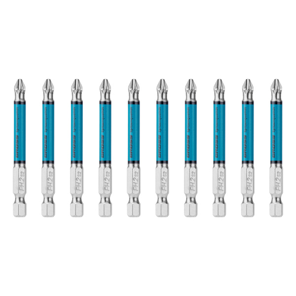 Бита PH2х70мм, сталь S2, кругл., 10 шт. Gross