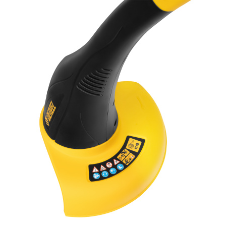 Триммер электрический TE-350, 350 Вт, 260 мм, катушка полуавтомат Denzel цена