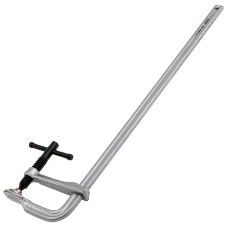 Струбцина F-образная, 80x400мм, кованая Denzel цена