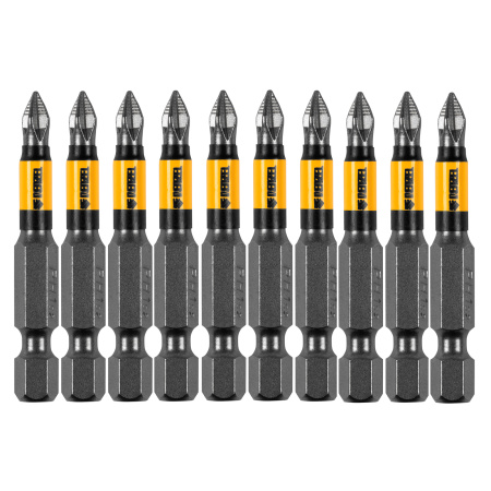 Бита PH1х50, сталь S2, цилиндр., 10 шт. Е 6,3 Denzel