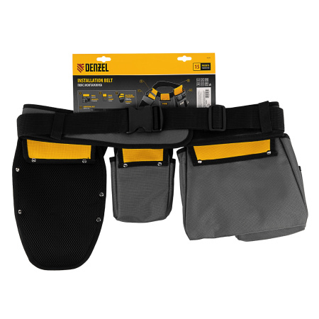 Пояс монтажника, сумки поясные, кобура для шуруповерта Denzel цена