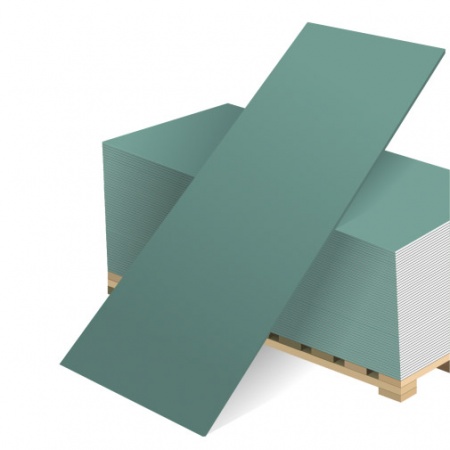 Гипсокартон Волма 2500х1200х9.5 мм влагостойкий