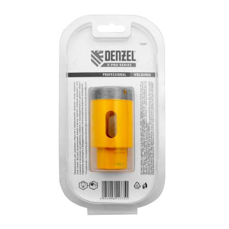 Сверло алмазное по керамограниту, 40 мм, мокрая резка, М14 Denzel